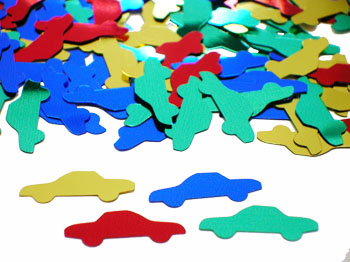 Car Confetti By the pound or packet